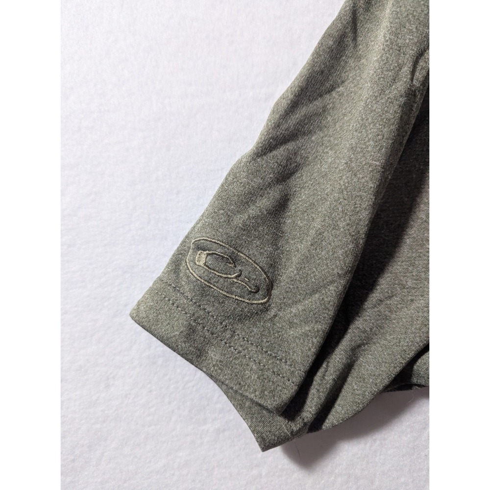 Drake Clothing Company Polo Shirt Men's XL Green Performance Fishing Golf - Picture 6 of 9